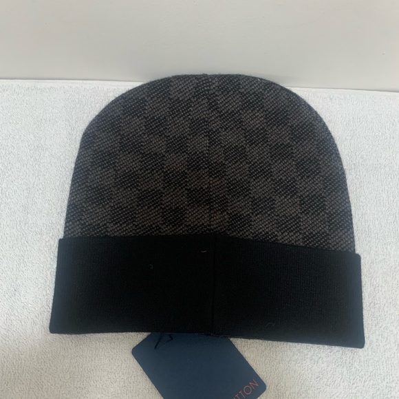 Louis Vuitton Checkered Black and Gray Hat - Picture 4 of 5